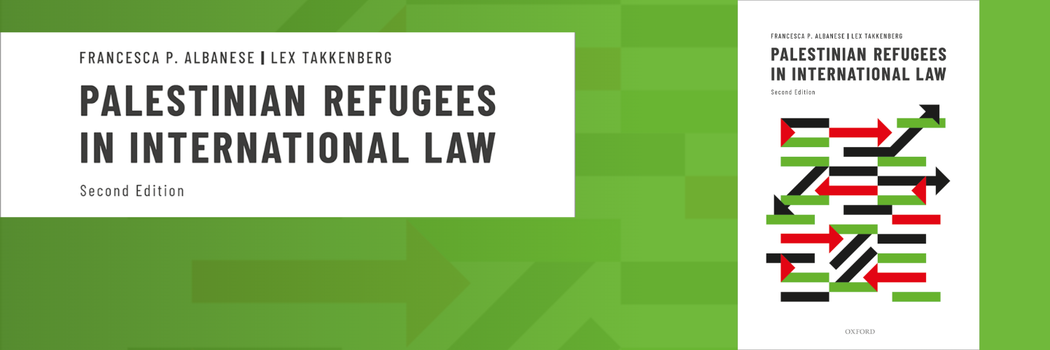 Palestinian Refugees in International Law social media banner